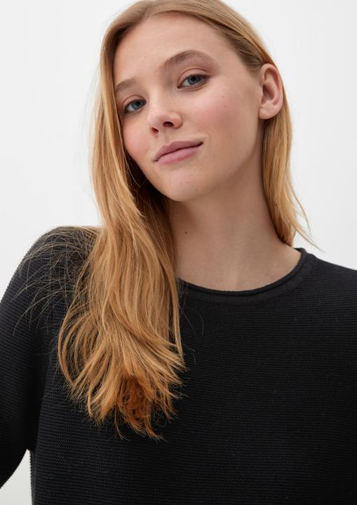 Image du produit s.Oliver Strickpullover Pullover mit Rollsaumkanten (XS)