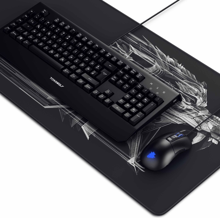 Produktbild Titanwolf Tastatur-, Maus- und Mauspad-Set, Gaming Bundle - Mechanisches Keyboard, Mouse & Mousepad (DE, Kabelgebunden)