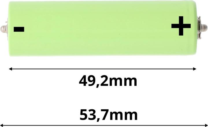 Actual product image FDK Battery for Braun 390cc (1 pcs., Device specific, 1600 mAh)