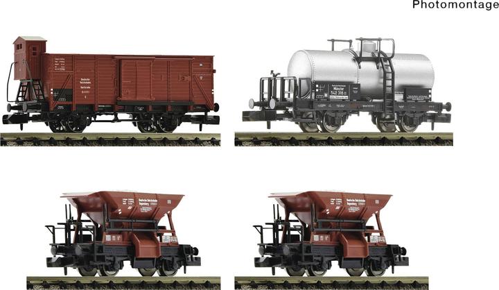 Actual product image Fleischmann 6660120 N 4er-Set: Güterzug der DRG (Track N)