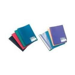 Thumbnail - Elba, Mappe, Sichtbuch "Memphis", DIN A4, mit 60 Hüllen, schwarz aus PP, mit Beschriftungsetikett (A4, 60 x)