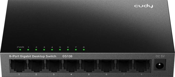 Cudy GS108 network switch Gigabit Ethernet (10/100/1000) Black (8 ports)