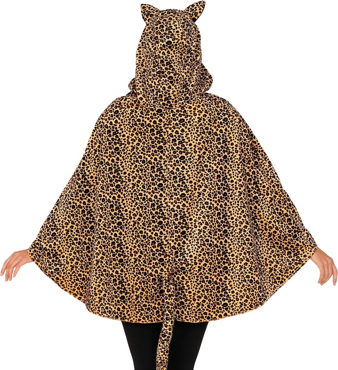 Produktbild Widmann LEOPARD (Poncho mit Kapuze), One Size Fits Most Adult (One Size)