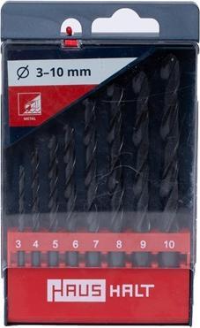 Haushalt Hss Twist Drill Set 8pcs Black