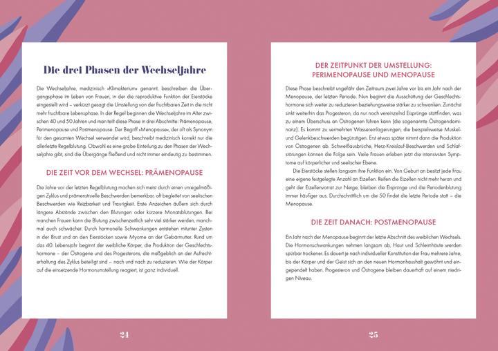 Nährwerte und Zutaten Guide durch die Wechseljahre (Deutsch, Claudia Riess, Saskia Strae von Ridder, 2023)