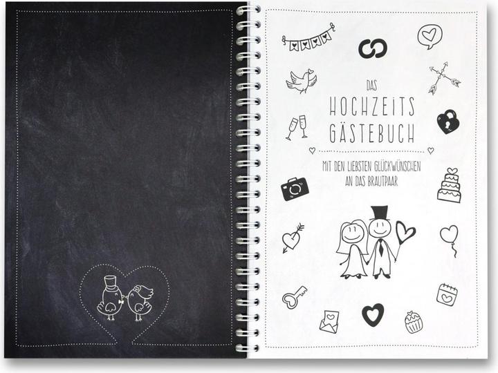 Actual product image Hochzeits-Gästebuch (German, Familia publishing house, 2021)