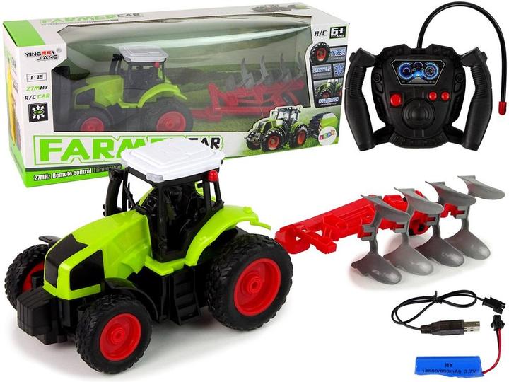Lean Toys Ferngesteuerter Traktor 1:16 Pilot Gummiräder