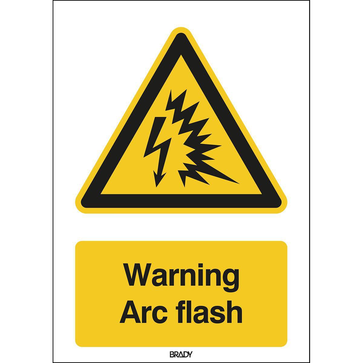 Brady, Sicherheitskennzeichnung, ISO Safety Sign - Warning Arc