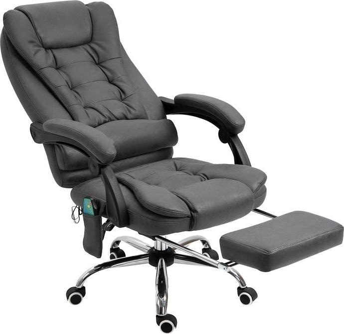 Produktbild Swisshandel24 Bürostuhl, Massage- und Wärmefunktion, ergonomisch, 6 Massagepunkte, Fussstütze, Fernbedienung, Poly