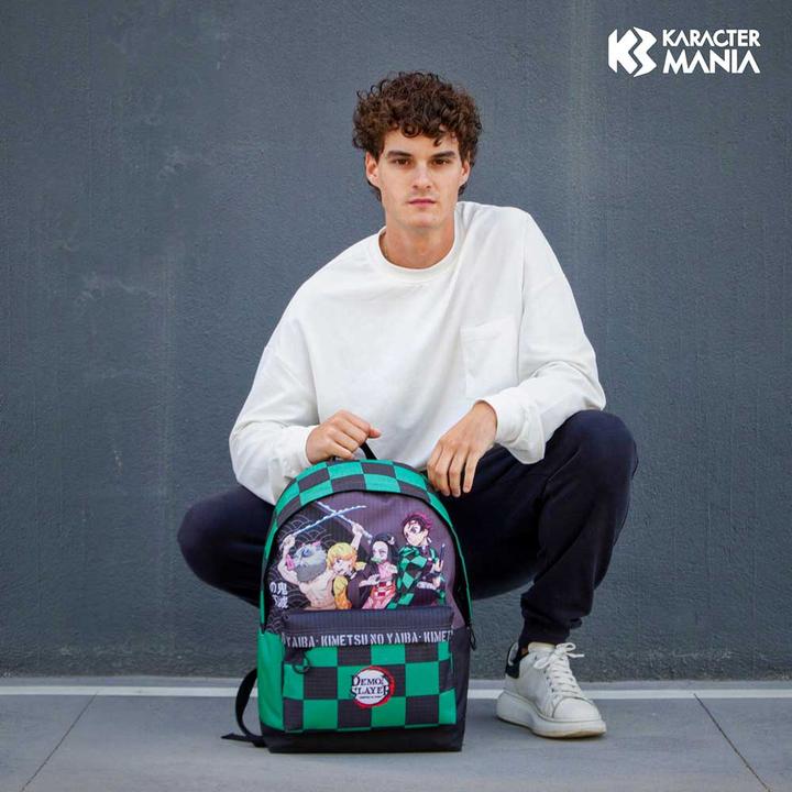 Actual product image Karactermania DEMON SLAYER - Akushon - Sac à Dos HS FAN '43x30x18cm'
