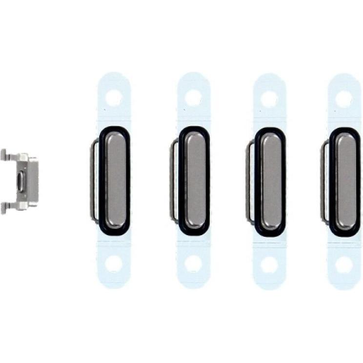OEM Power Volume Mute Button Set für iPhone 6 grau (iPhone 6), Mobilgerät Ersatzteile, Grau