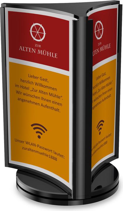 Image du produit Deflecto Présentoir de table pivotant 3 faces (A6)