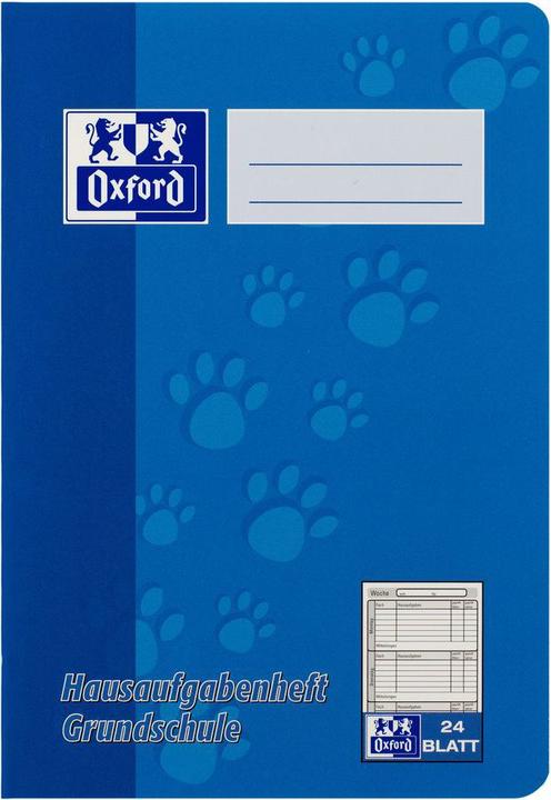 Actual product image Oxford Homework book (A5, Lined, Hardcover)