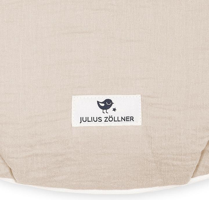 Image du produit Julius Zöllner Sac de couchage bébé en mousseline de coton - Sable (56 cm, 2.5 TOG, Toute l'année)