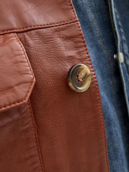 Actual product image Jack & Jones Lederjacke Lederjacke (M)