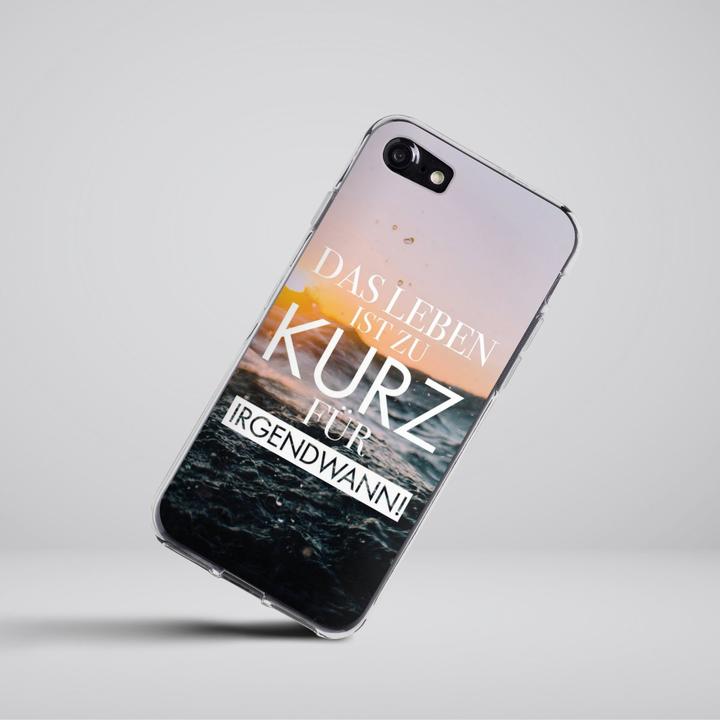 Produktbild DeinDesign Silikon Hülle für Apple iPhone 7 Handyhülle Case Smartphone Schutzhülle Spruch Meer Statement (Apple iPhone 7)