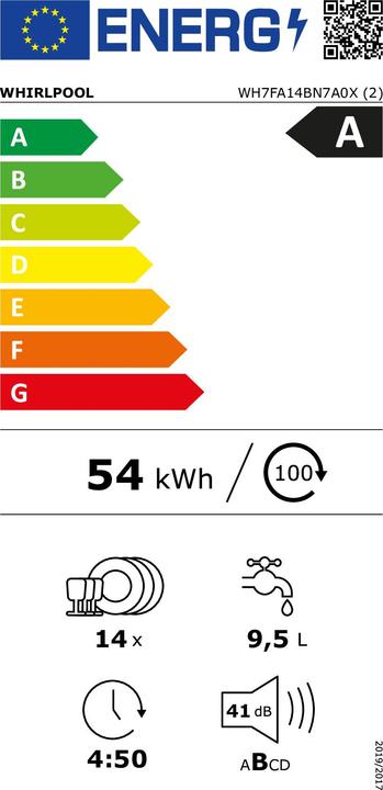Energy Label Whirlpool WH7FA14BN7A0X