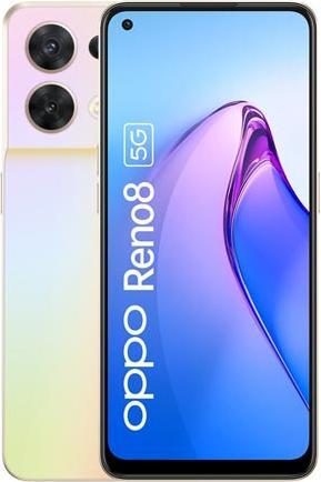 Produktbild OPPO Reno 8 (256 GB, Shimmer Gold, 6.43", Dual SIM, 50 Mpx, 5G)