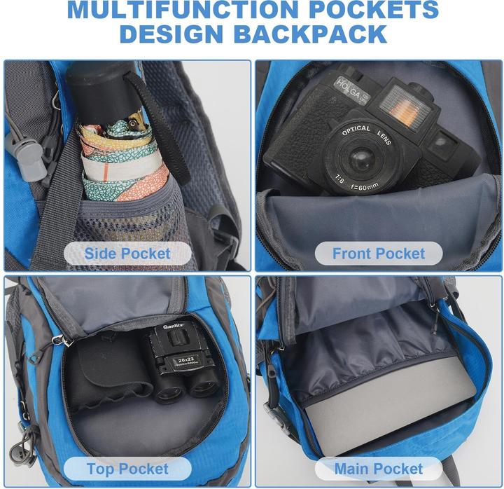 Produktbild Only-Bags.Store Wanderrucksack Trekkingrucksack Reiserucksack Wasserdichter Campingrucksack (20 l)