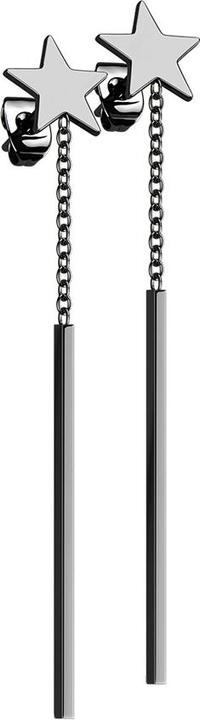 Immagine prodotto Star Piercing Micro Labret filo interno argento cinque opali bianco (senza ottone, Acciaio chirurgico 316L)