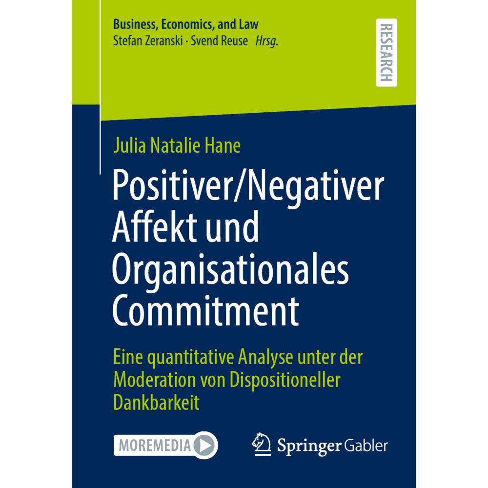 Thumbnail - Positiver/Negativer Affekt und Organisationales Commitment, Fachbücher von Julia Natalie Hane