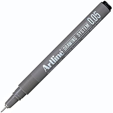 Thumbnail - Shachihata, Schreibstifte, Fineliner Artline Drawing Pen EK2305, 0,05 mm, sort