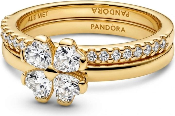 Produktbild Pandora Funkelnder Glücksklee-Teilring (52, 54)