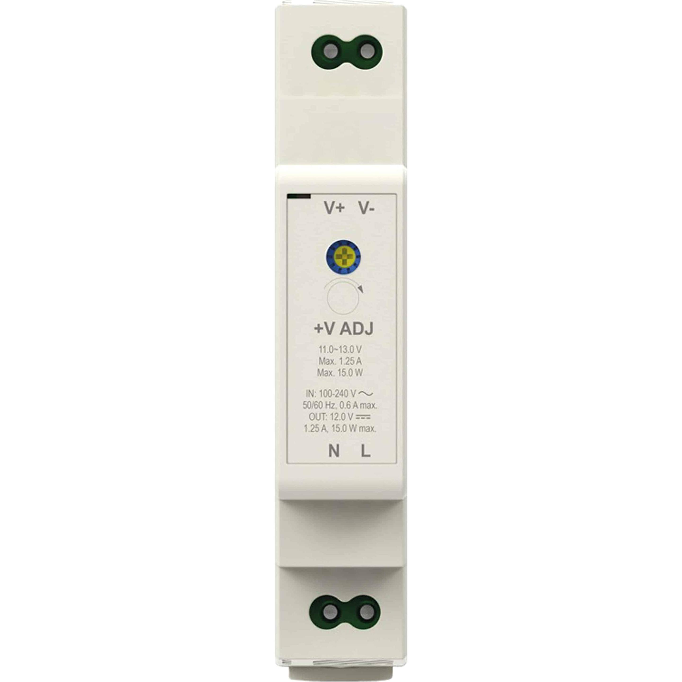 Thumbnail - Goobay, Systemstromversorgung, Hutschienen-Netzteil DIN-Rail 12 V, 1,25 A, 15 W