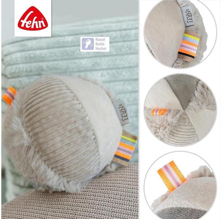 Produktbild Fehn Rasselball Faultier, Material: Polyester, Plüsch, Alter ab