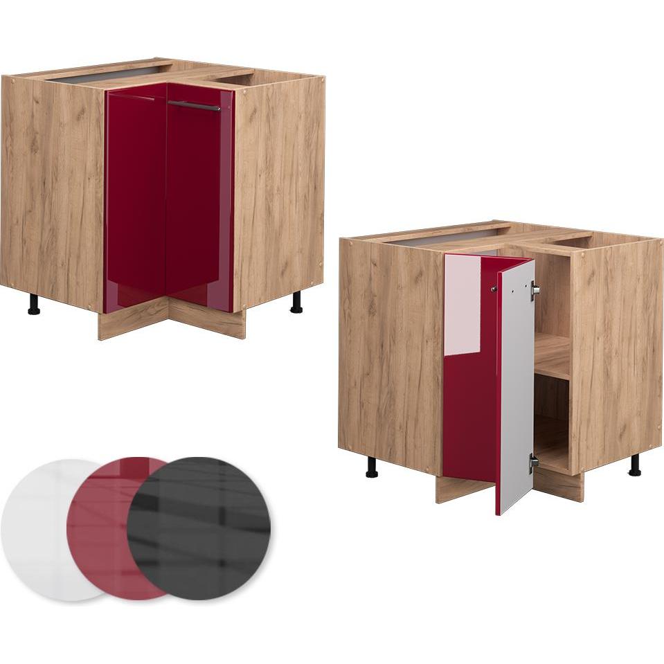 Vicco, Regal, Eckunterschrank Fame-Line (80.5 x 52 x 81.5 cm)