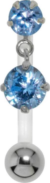 Aqua, Silber, Transparent