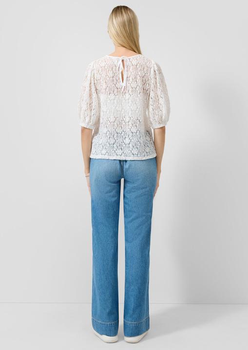Produktbild s.Oliver Bluse aus elastischer Spitze (38)