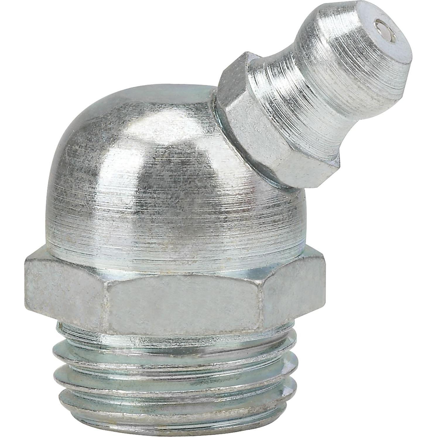 Pressol, Fahrzeug Werkzeug, Kegelkopf (Hydraulik) Schmiernippel 45º Winkel H2 Gewinde Grösse M10 x 1