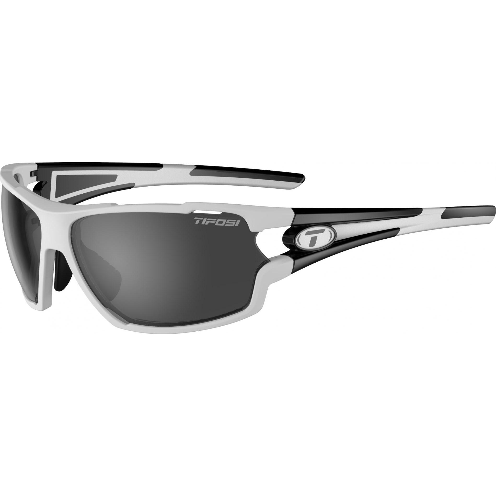 Tifosi, Herren, Sonnenbrille, Unisex Amok Interchangeable Lens Sonnenbrille, Weiss/Schwarz, Einheitsgrösse