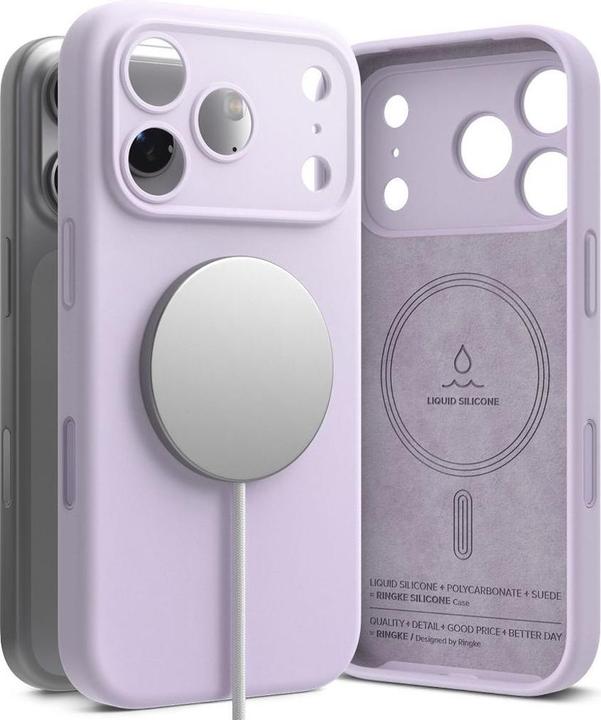 Produktbild Ringke Silikon Magnetische MagSafe Hülle für iPhone 17 Pro Max - Lila (Apple iPhone 17 Pro Max)