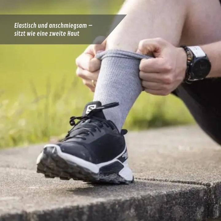 Immagine prodotto Sportree 3er-Set Merino-Socken Gr. 39-42 Wandersocken Sportsocken Outdoorsocken (39 - 42)