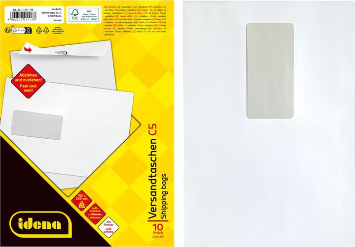 Image du produit Idena VT C5 blanc 90g 10er hk m.F. FSC-Mix (10 pcs)