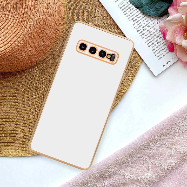 Image du produit Cadorabo Housse pour Samsung Galaxy S10 PLUS en TPU avec protection pour appareil photo LM130 Style (Samsung Galaxy S10+)