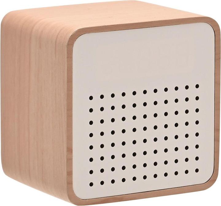 Produktbild Interval Wecker aus Holz mit BluetoothLautsprecher Weiss