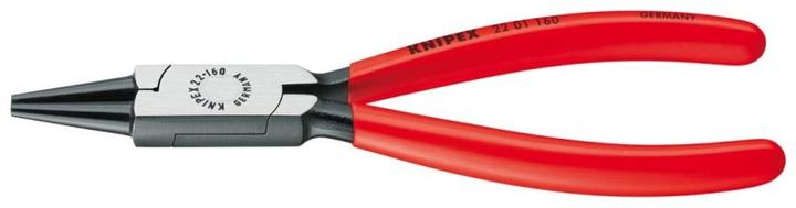 Immagine prodotto Knipex Pinze a becchi tondi DIN ISO 5745 L.140mm ganasce tonde testa lucida manici rivestiti in plastica (220 mm)