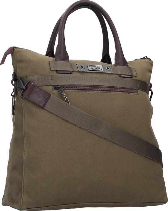 Produktbild Camel Active Umhängetasche aus Canvas und Leder im Herritage Look