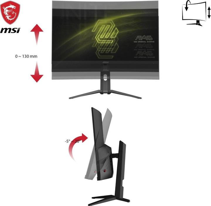 Produktbild MSI MAG 321CUPDFDE (3840 x 2160 Pixel, 31.50")