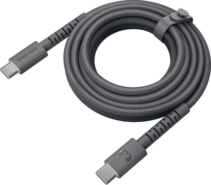 Image du produit Fresh'N Rebel Fresh 'n Rebel USB-C to USB-C Storm Grey (2 m, 100 W)