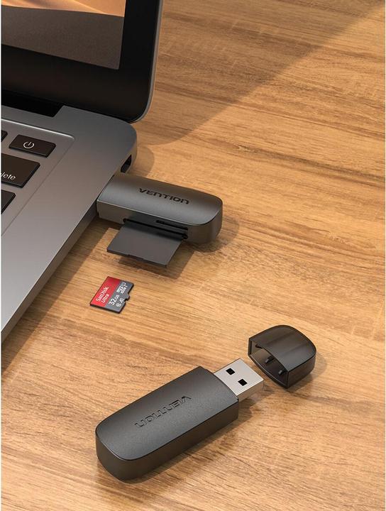 Produktbild Vention USB 3.0 A SD/TF card reader