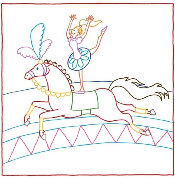 Produktbild Zauberpapier Malbuch Pferde