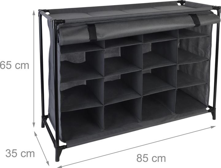 Immagine prodotto Relaxdays Camping-Schuhregal (85 x 35,5 x 65 cm)
