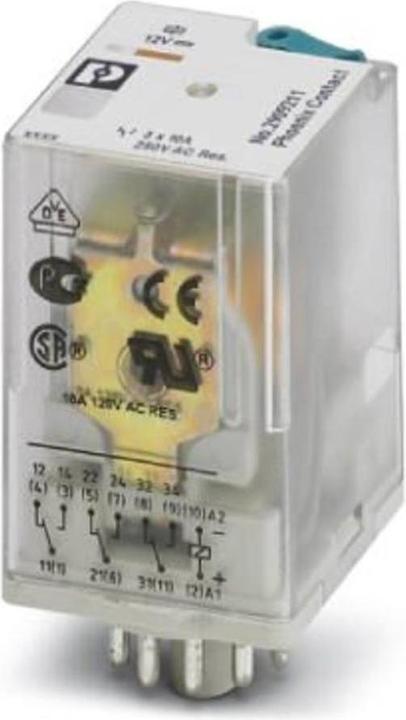 Actual product image Phoenix Contact REL-OR3/LDP-12DC/3X21 Relay 12 V/DC 10 A 3 CO 50 pcs.