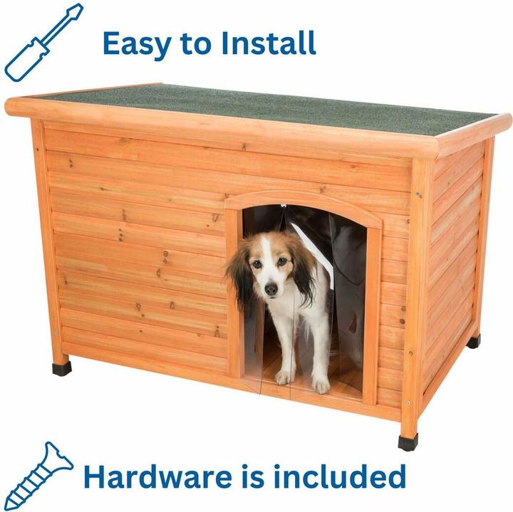 Productafbeelding Trixie natura plastic deur hondenkennel (Hondenkennel)