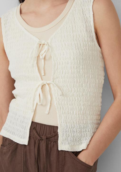 Actual product image S.Oliver Indoor-Weste Strukturierte Slim-Fit-Weste aus Baumwollmix (44)