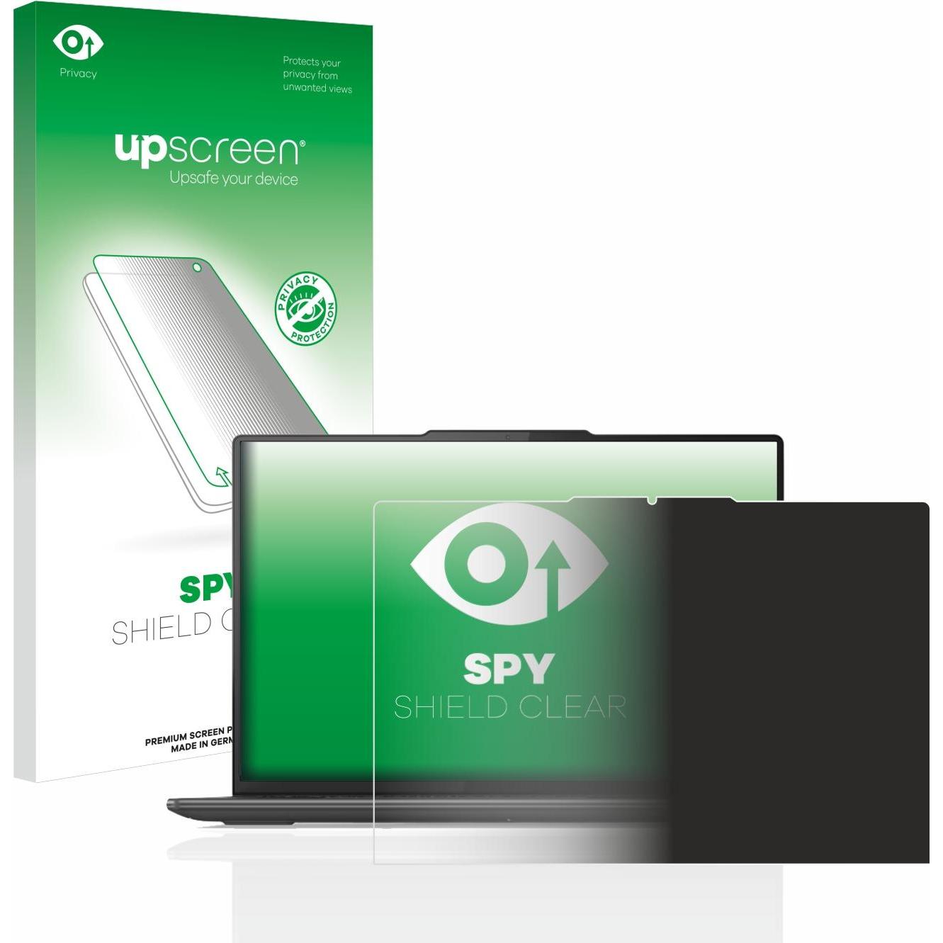 upscreen Spy Shield Blickschutzfolie (16"), Notebook Schutzfolie